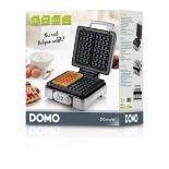 Title: 2 x DO91949W DOMO Silver Waffle Maker with Temp and time controls RRP £75Description: 2 x