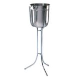 24 x Stainless Steel Wine Bucket (12.8 Pt H 9½"""" x D 8"""") With Stand (RRP £1124)