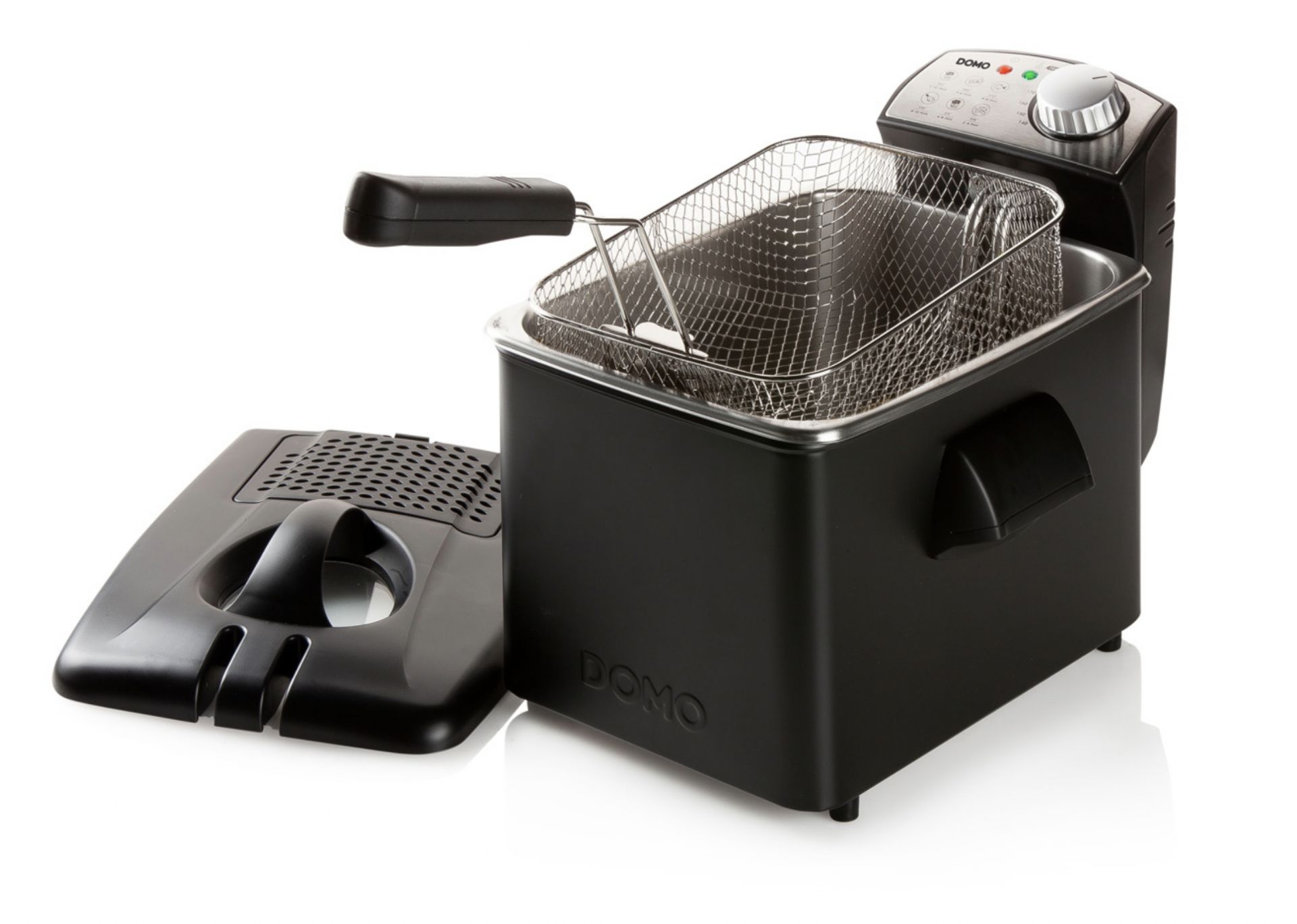 Title: 2 x DO1014FR DOMO 4.5L Black fast heat up Pro Fryers RRP £100Description: 2 x Stainless Steel - Image 3 of 3