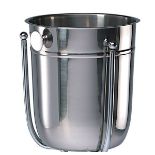 24 x Stainless Steel Wine Bucket 12.8 Pt H 9½"""" x D 8"""" (RRP £840)