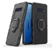 Case For Samsung Galaxy S10, Premium Slim Armor Case With 360 Degree Rotating Ring Holder Kicksta...