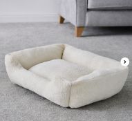 New Cuddle Fleece Luxury Cream Dog Bed