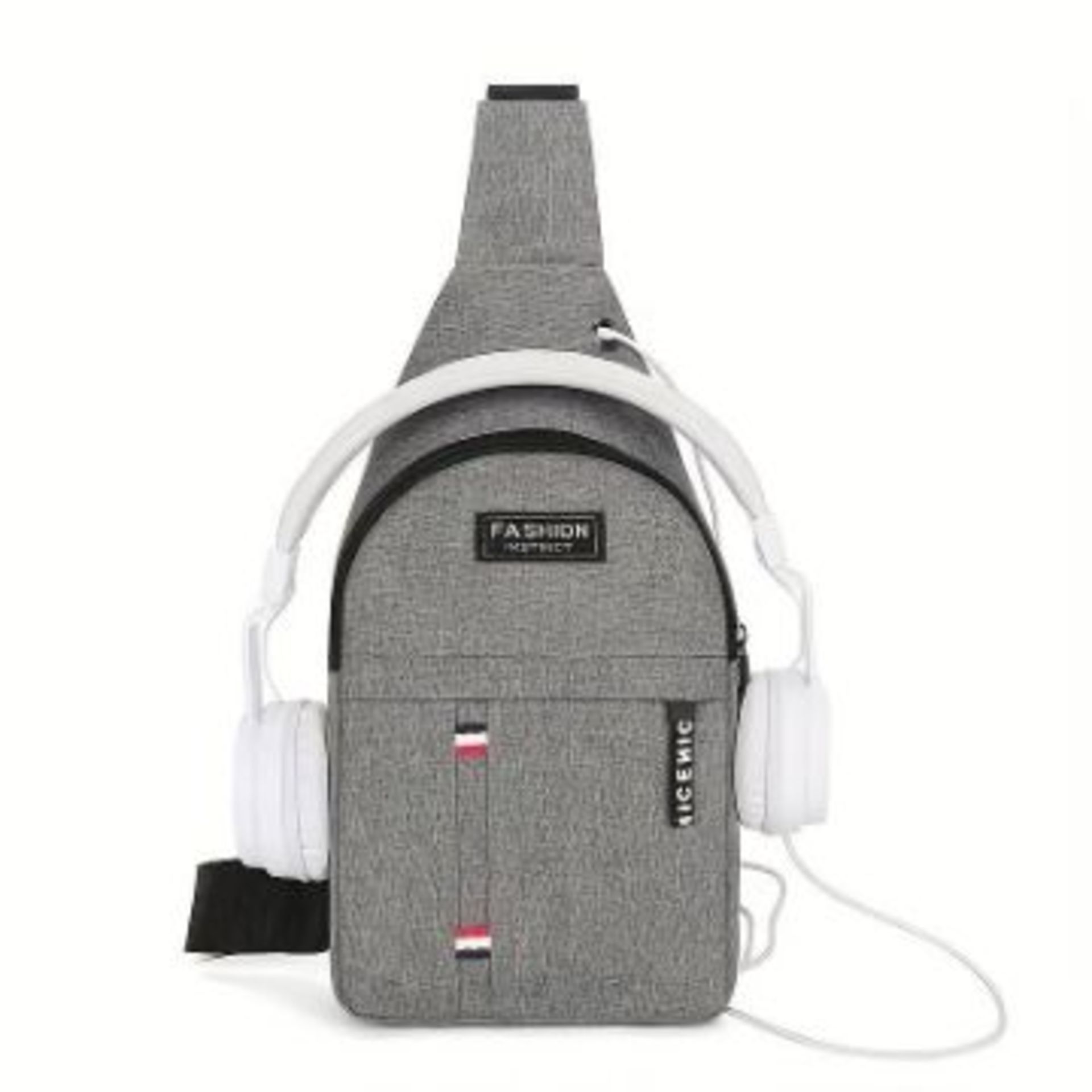 1pc New Men's Chest Bag Diagonal Bag Travel Backpack, Simple Bag, Outdoor Sports Bag For Hiking