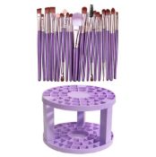 20 pcs Multi Functional Make-up Brush Set & Storage Rack Lilac