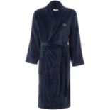 Ben Sherman Navy Fleece Dressing Gown / Tie Front Robe With Pockets XXL £50
