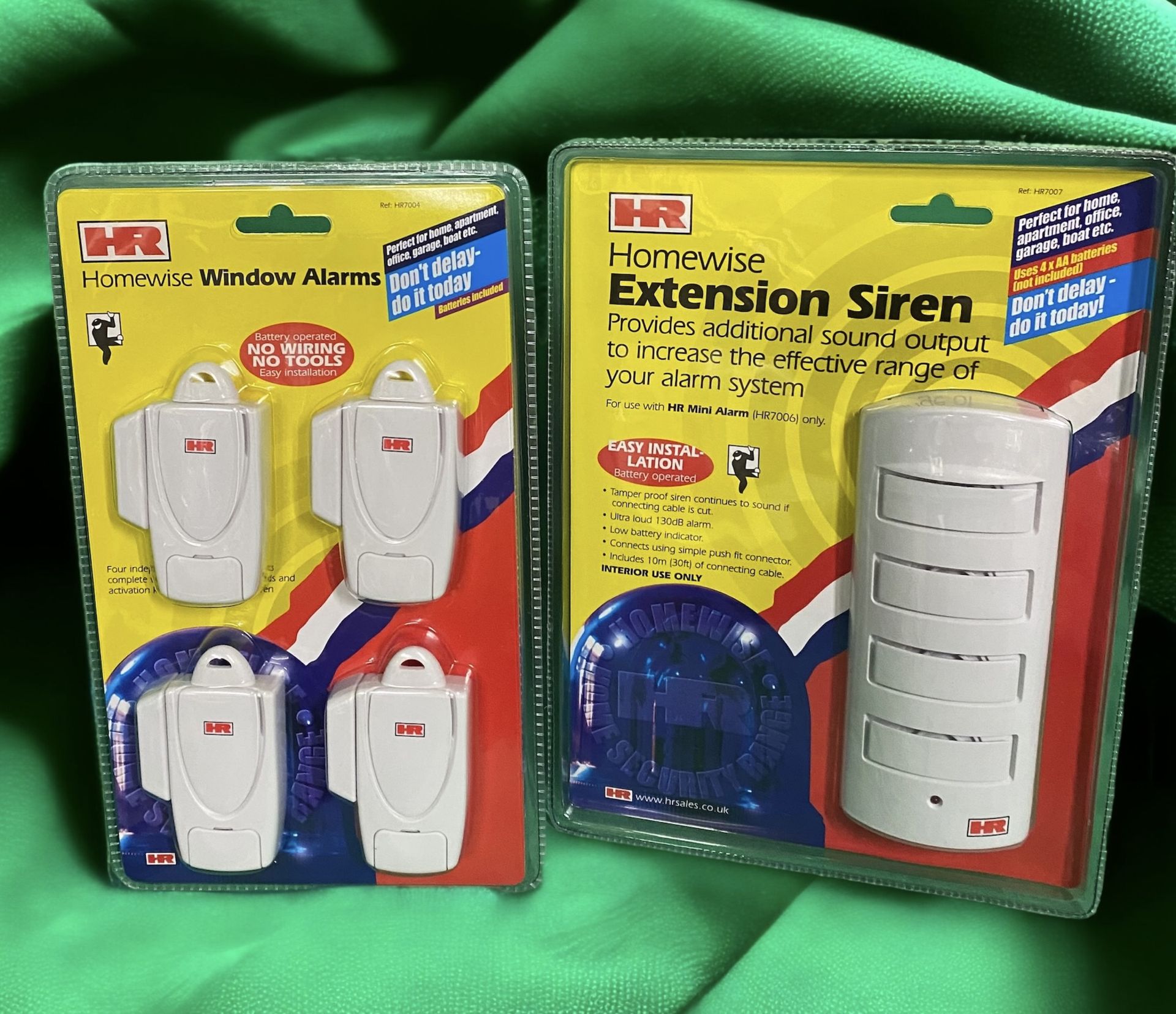 Homewise Window Alarms and Extension Siren