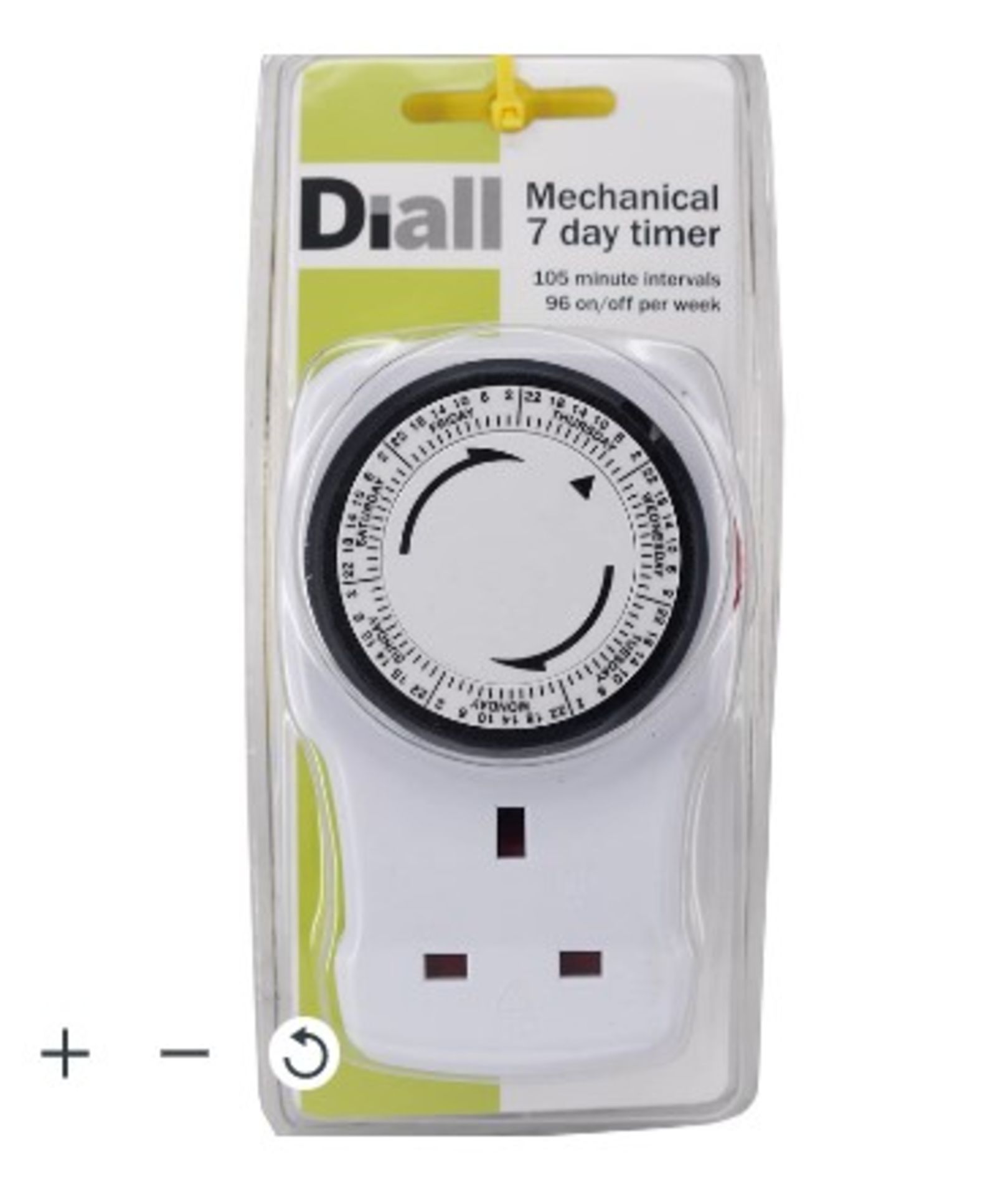 Diall 7 Day Mechanical Timer