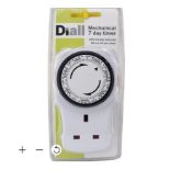 10 x Diall 7 Day Mechanical Timer