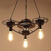 Hanging Bike Chain and Cogs Chandelier Rrp £129