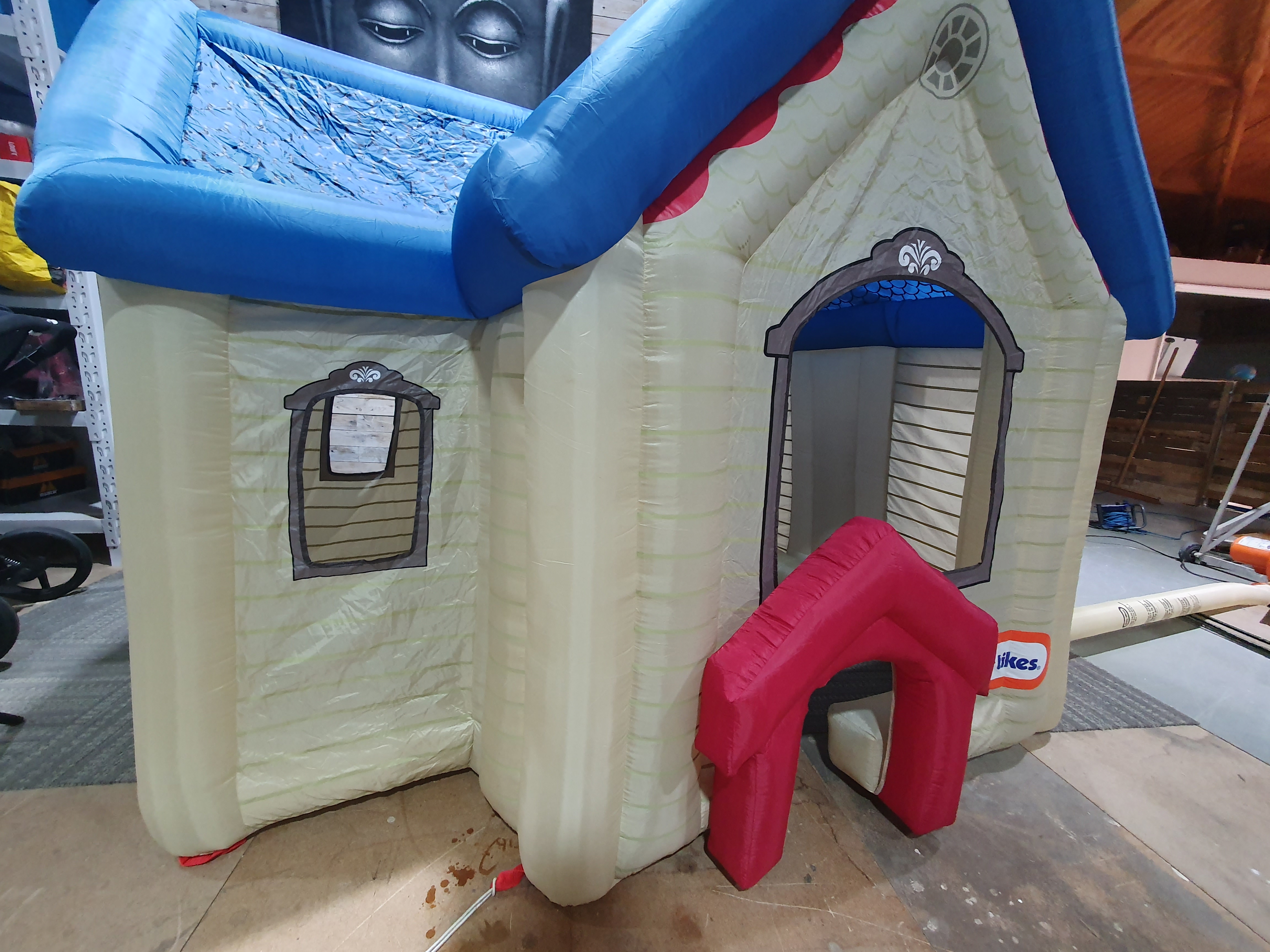 Little Tykes American Kids Playhouse Including industrial blower. - Image 4 of 5