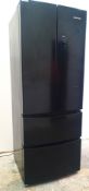 Brand New Hoover Black American Style Fridge Freezer Rrp £599