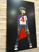 Giant Scale Art Original Gorillaz Converse Trainers Tour 2011. 160cm Tall x 97cm Across