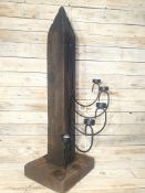 Large Free Standing Bespoke Gothic Style Solid Wood Candle Tree Rrp £149