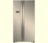 Kenwood Style American Fridge Freezer in Silver. Rrp £599