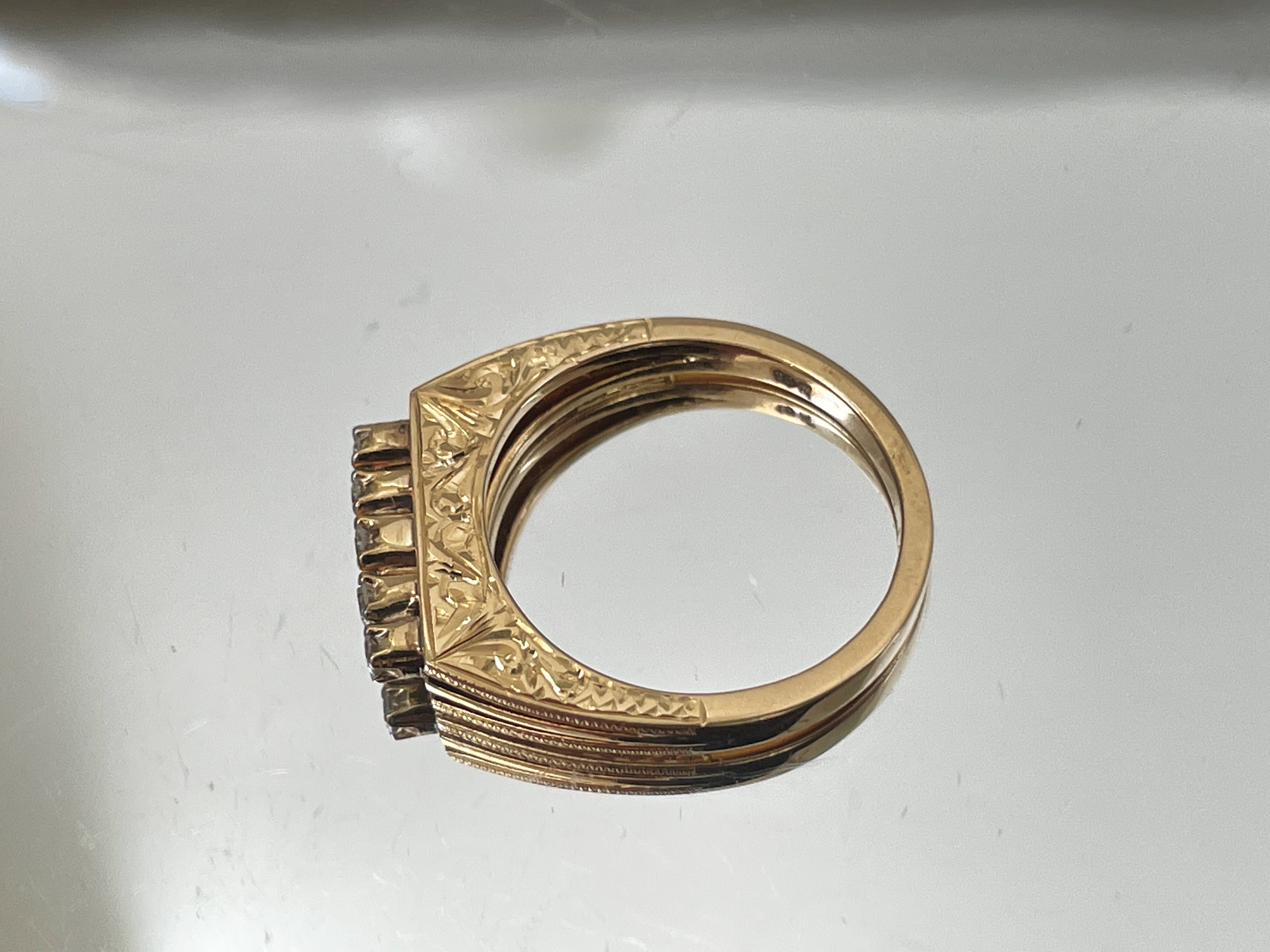 Beautiful Natural 0.18 CT VS Diamond Ring With 18k Gold - Image 5 of 9