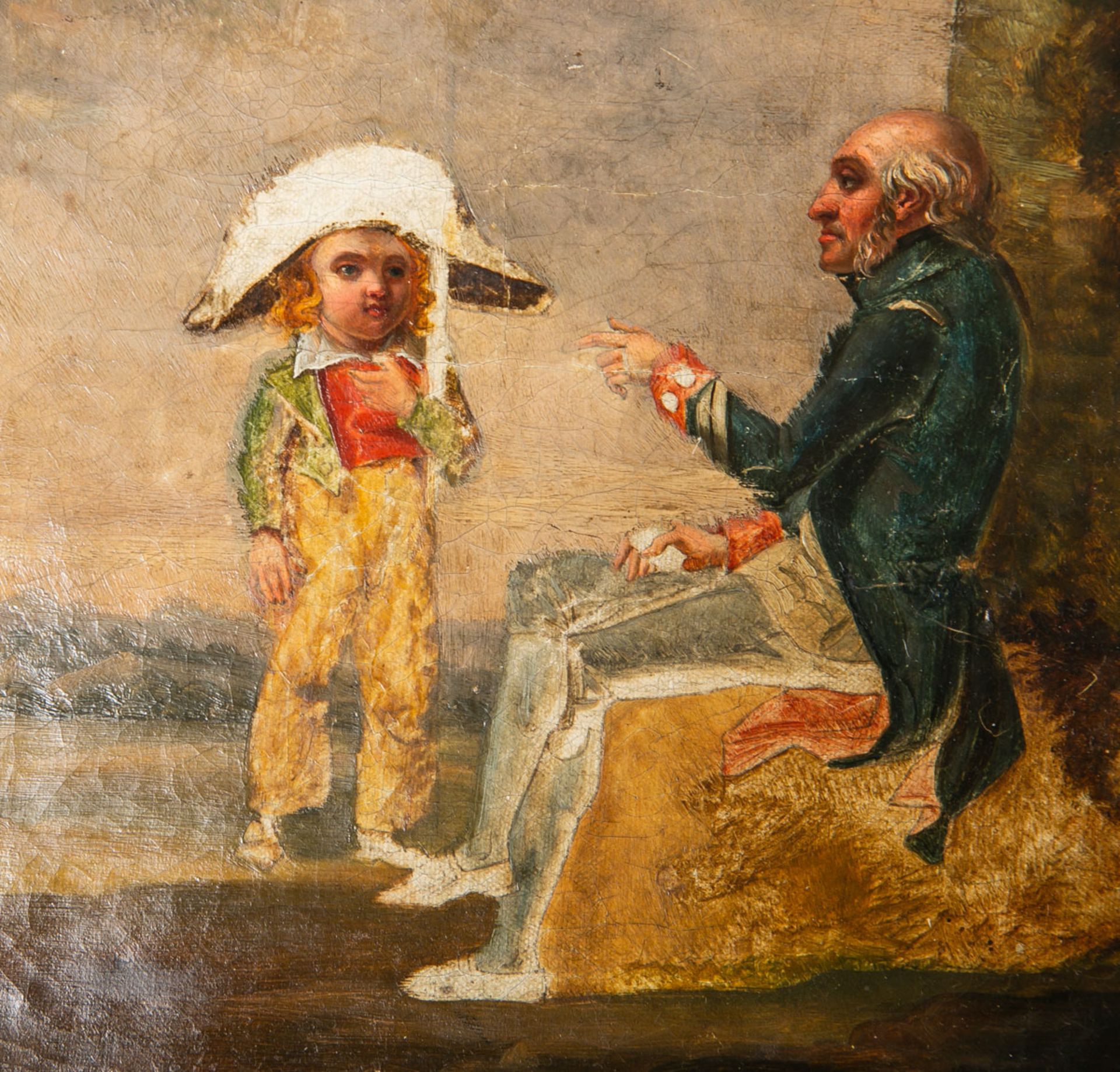 Boilly, Louis Leopold (1761 - 1845), Der König von Holland m. Napoleon im Gespräch (1806) - Image 2 of 3