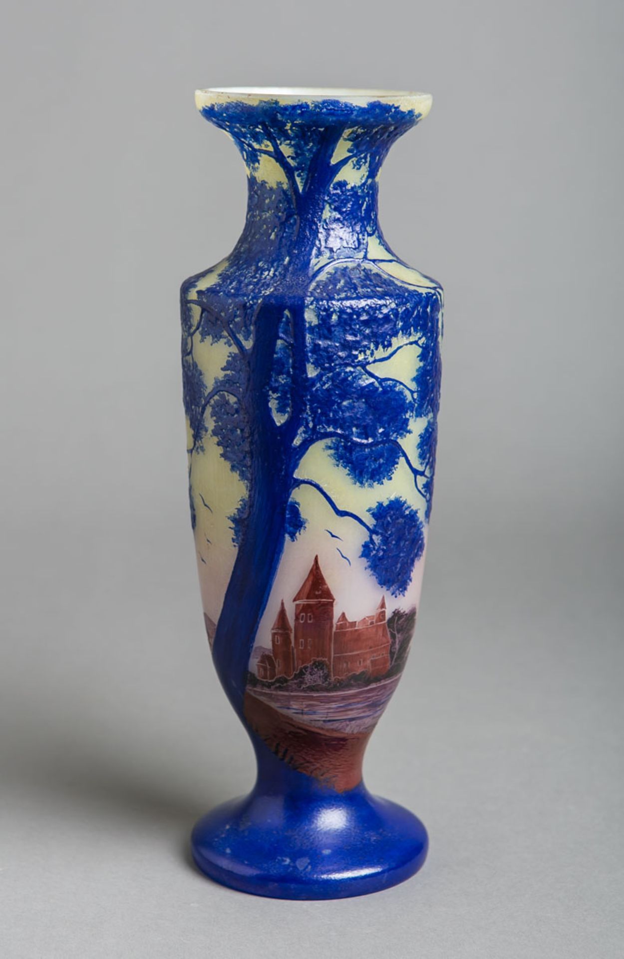 Vase (Gauthier, Paris, Jugendstil, um 1900)