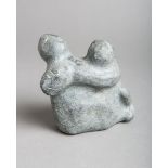 Anowtalik, Luke (1932 - 2006), Inuit-Figur "Mutter und Kinder" (Arviat)
