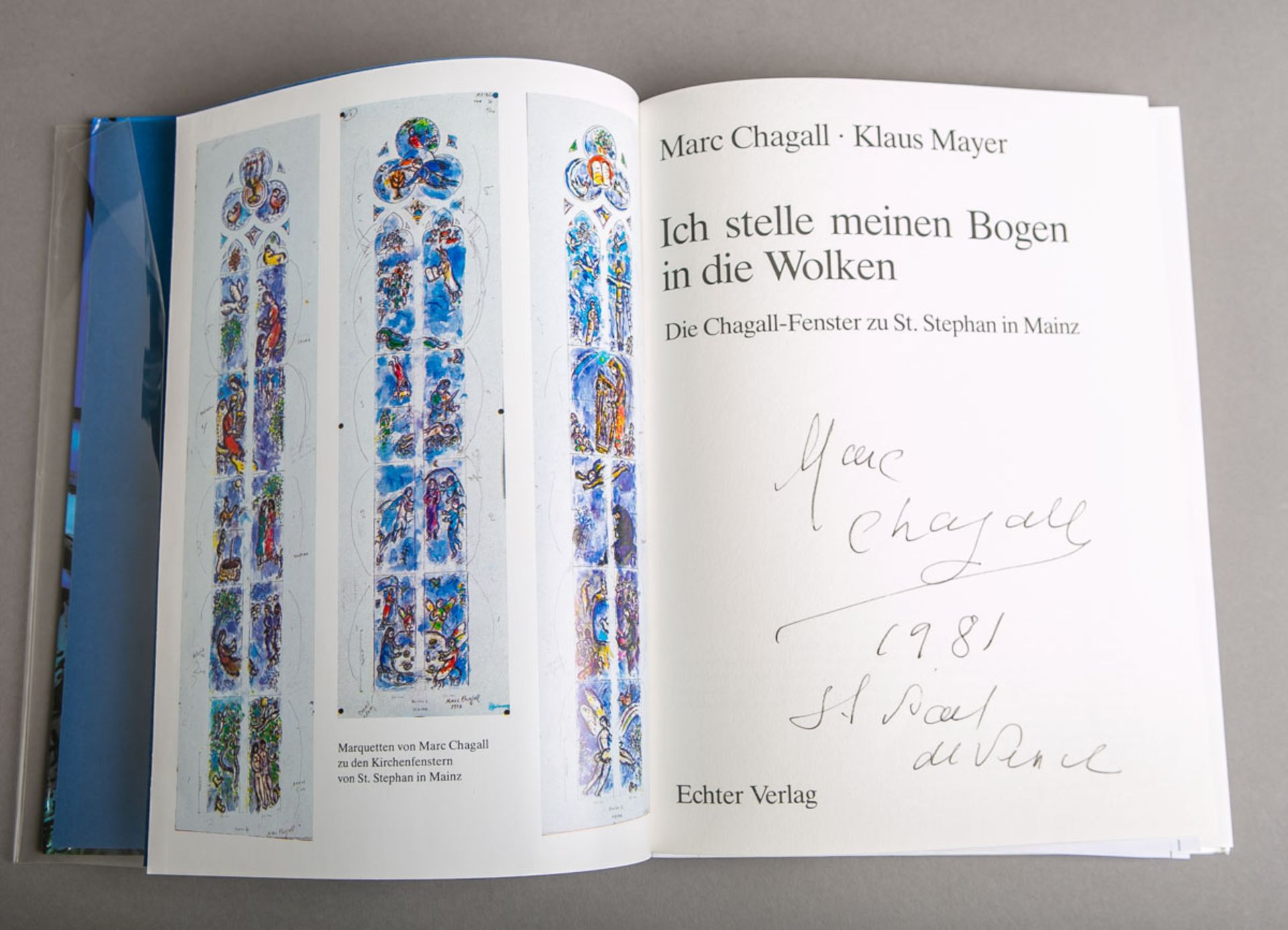 Chagall, Marc / Mayer, Klaus, "Ich stelle meinen Bogen in die Wolken. Die Chagall-Fenster zu St. Ste