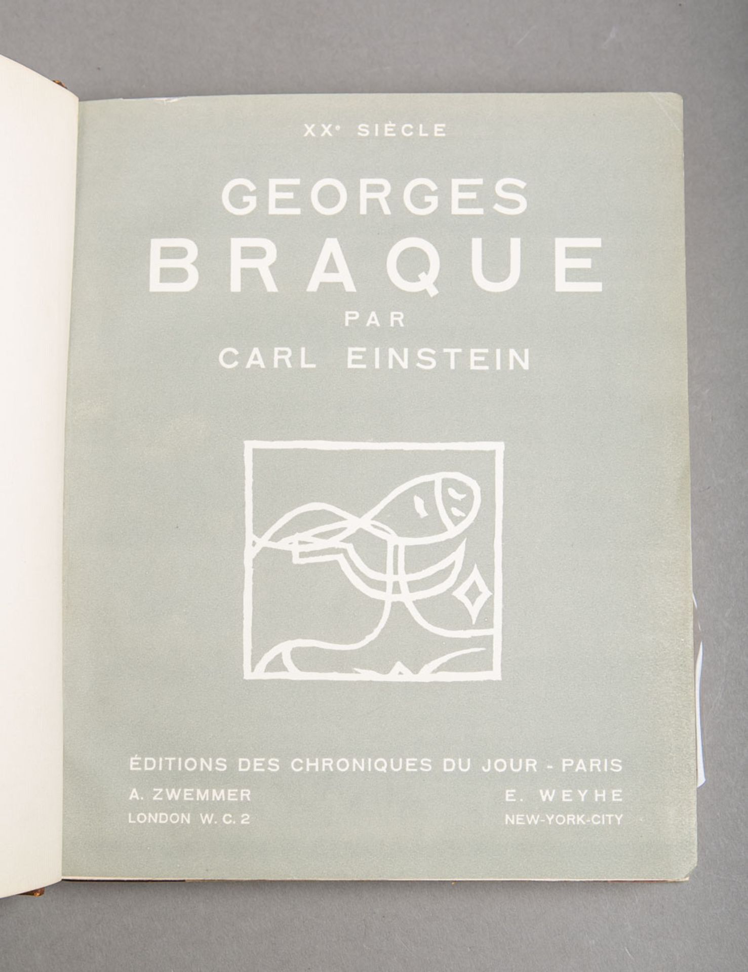 Einstein, Carl (Hrsg.), "Georges Braque"