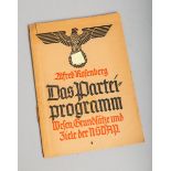 Rosenberg, Alfred, "Das Parteiprogramm. Wesen, Grundsätze und Ziele der NSDAP"