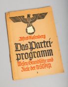 Rosenberg, Alfred, "Das Parteiprogramm. Wesen, Grundsätze und Ziele der NSDAP"