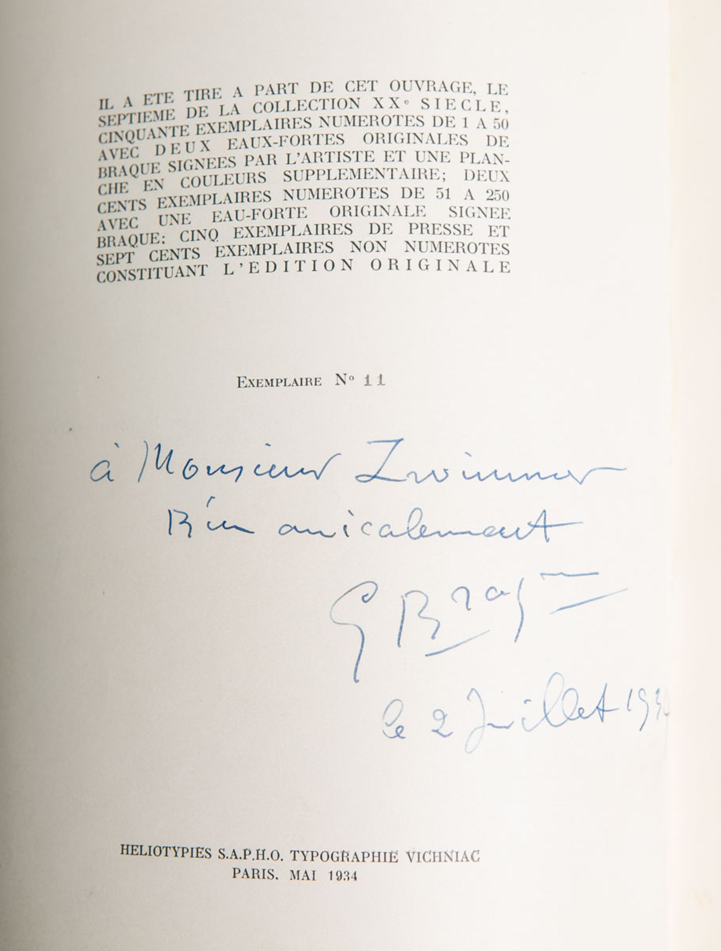 Einstein, Carl (Hrsg.), "Georges Braque" - Image 2 of 2