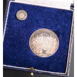 2-teiliges Set von Medaille und Nadel "Rudolf Lappe"