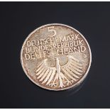 5-Mark "Germanisches Museum Eigenthum der deutschen Nation Nürnberg" (BRD, 1952)