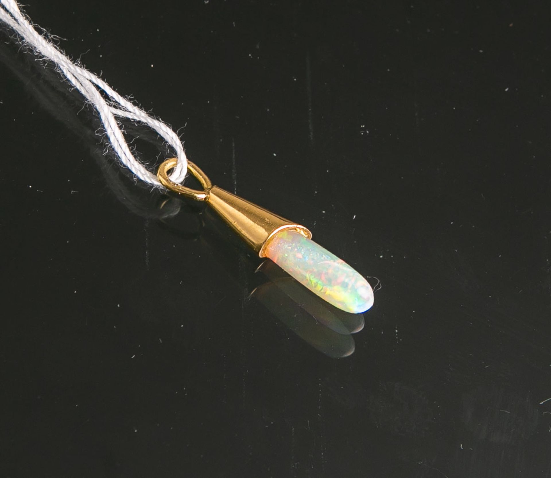 Opal Kettenanhänger 750 GG