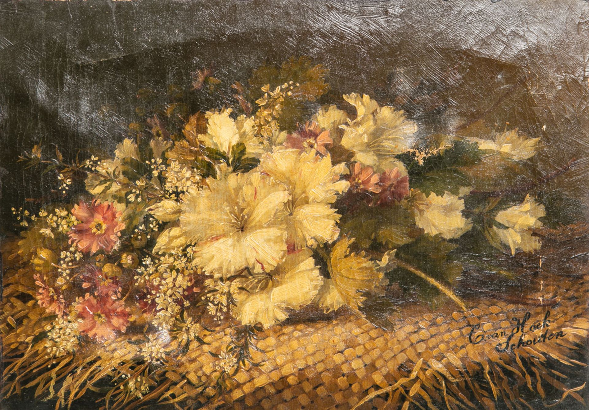 van Hoek Schouten, Cornelia (1849 - 1929), Stillleben eines Blumenbouquets