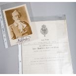 Brief-Telegramm "Haus Dorn" (2.11.1926)