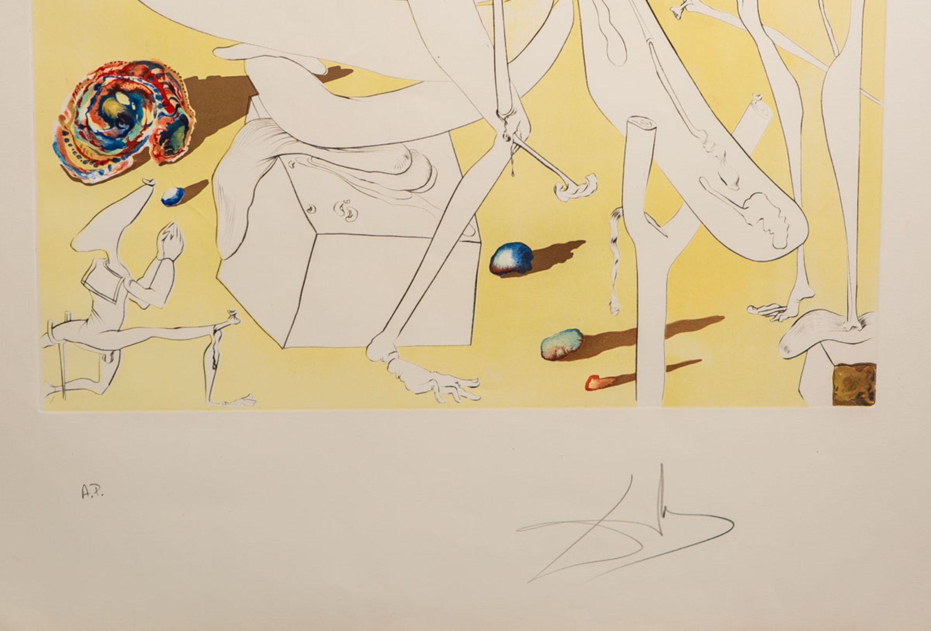 Dali, Salvador (1904 - 1989), "Infra-terrestres adorés par Dalí à 5 ans car il se croyait insecte" ( - Image 2 of 3