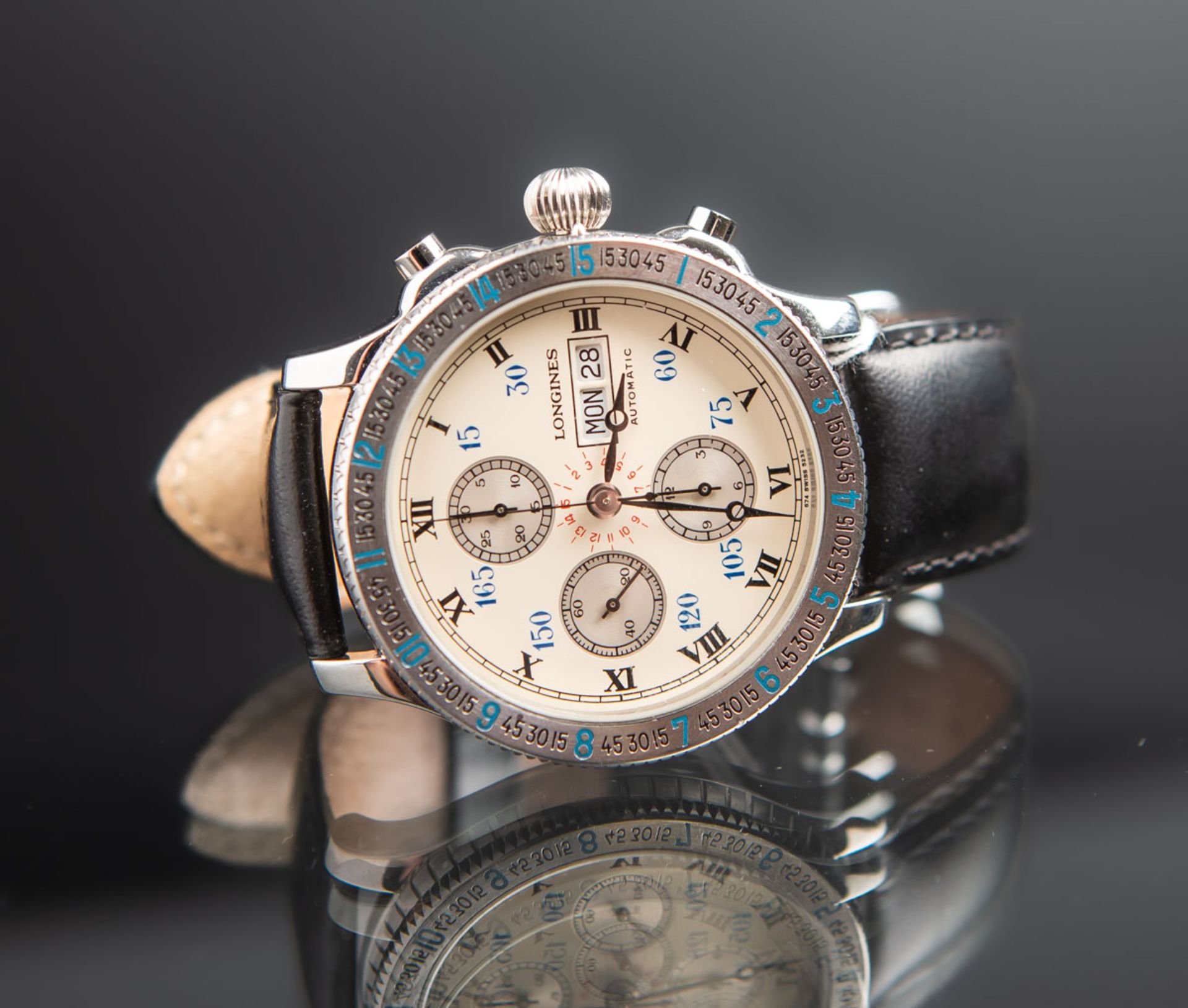 Herrenarmbanduhr "Lindbergh Hour Angle Watch" (Longines)