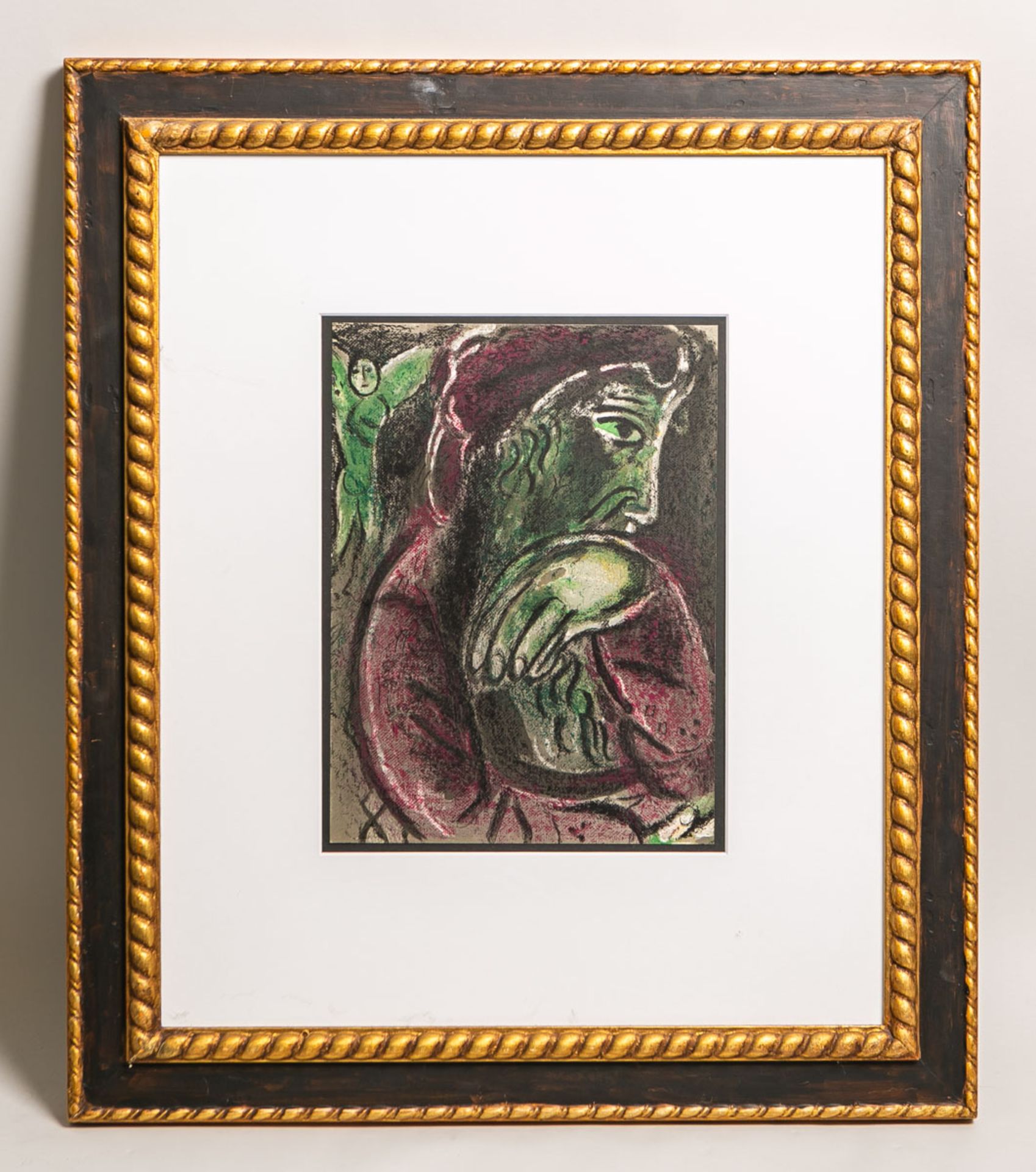 Chagall, Marc (1887 - 1985), Hiob in der Verzweiflung (1960)