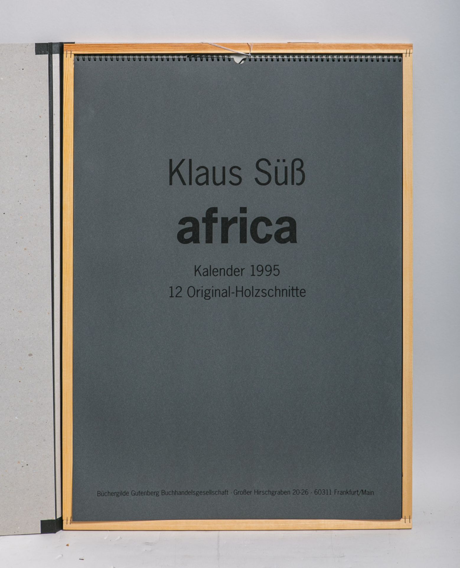 Süß, Klaus (geb. 1951), "africa", Kalender von 1995