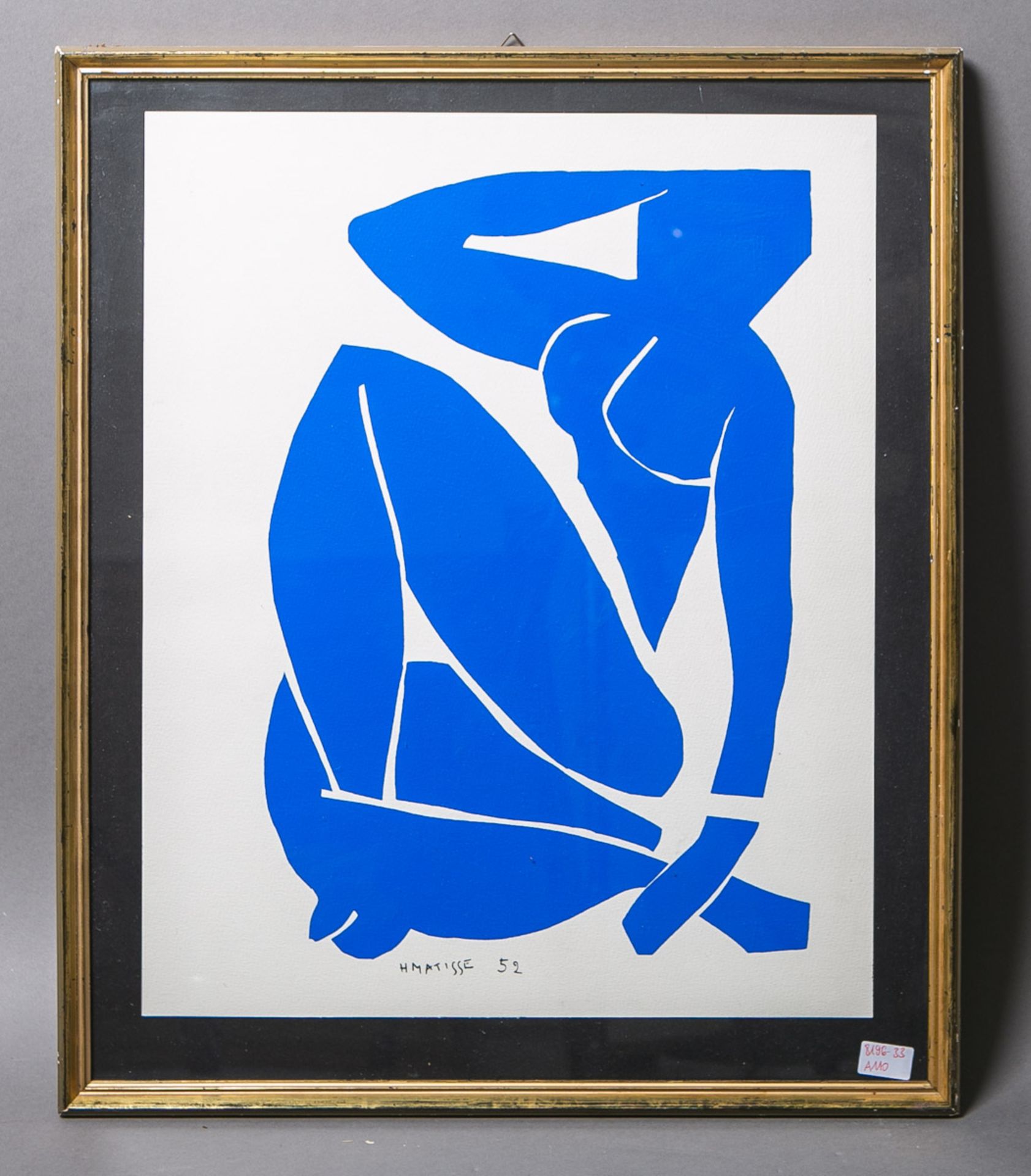 Matisse, Henry (1869 - 1954), "Blauer Akt" (1952)