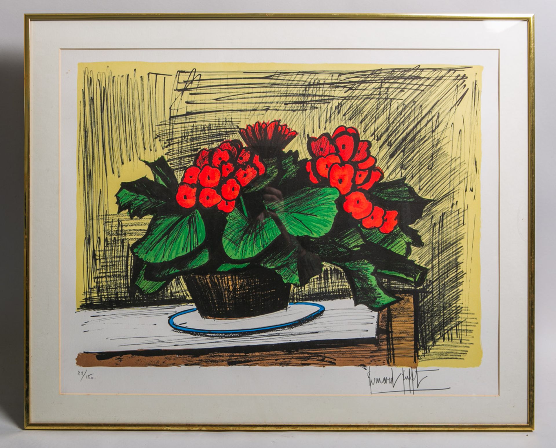 Buffet, Bernard (1928 - 1999), Blumenstillleben