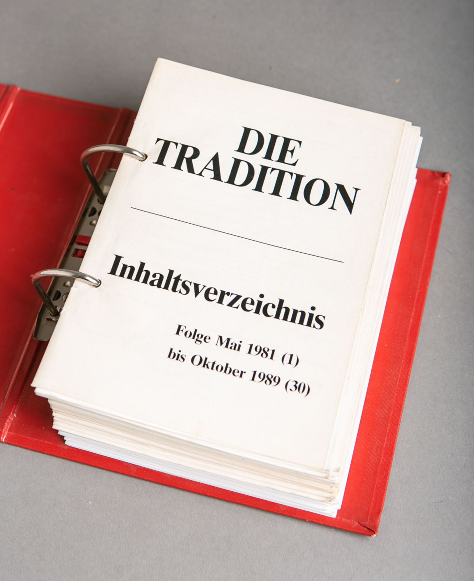 Zeitschrift "Die Tradition"