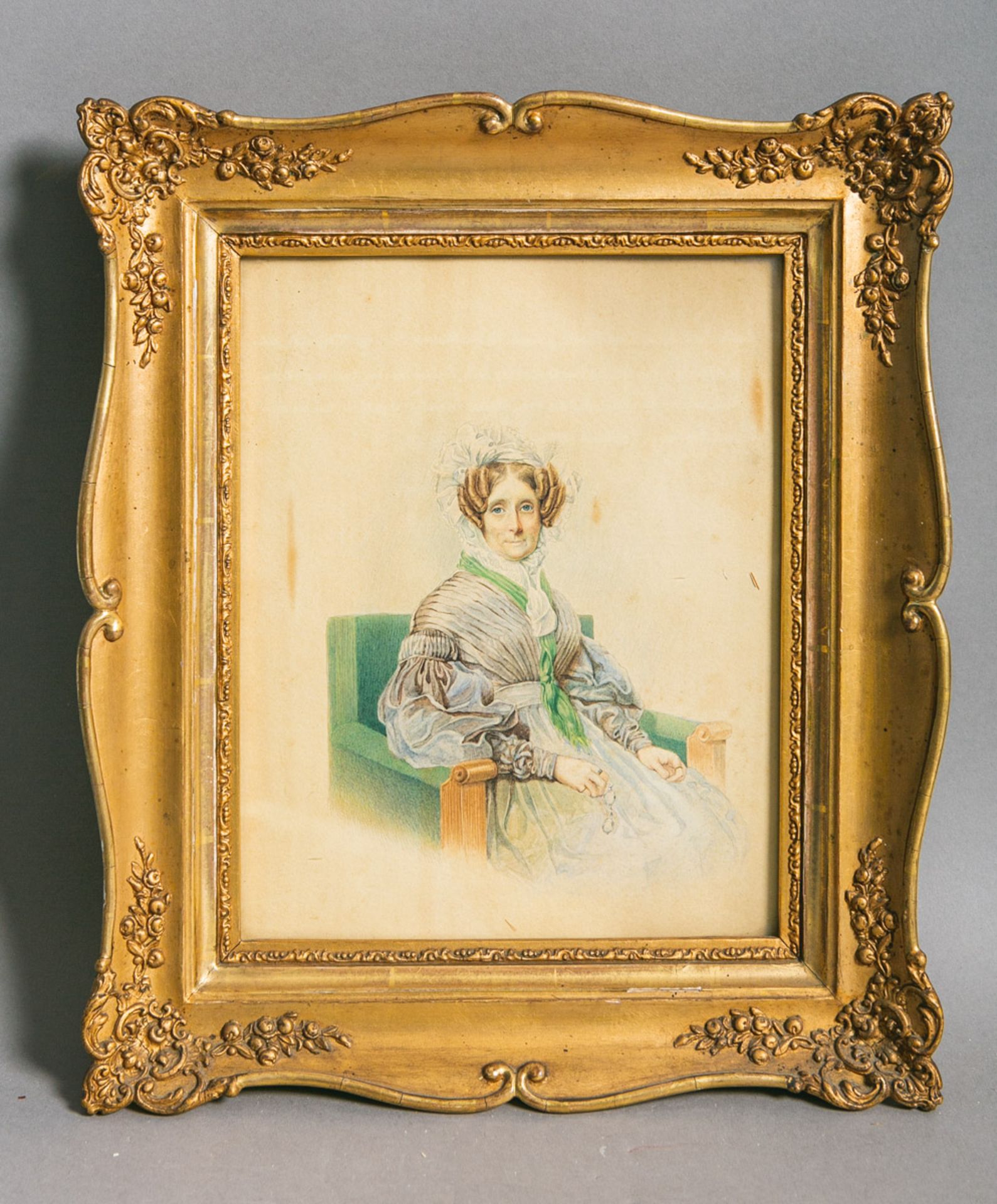 Künstler/in unbekannt (19. Jh.), Portrait einer Adelsdame