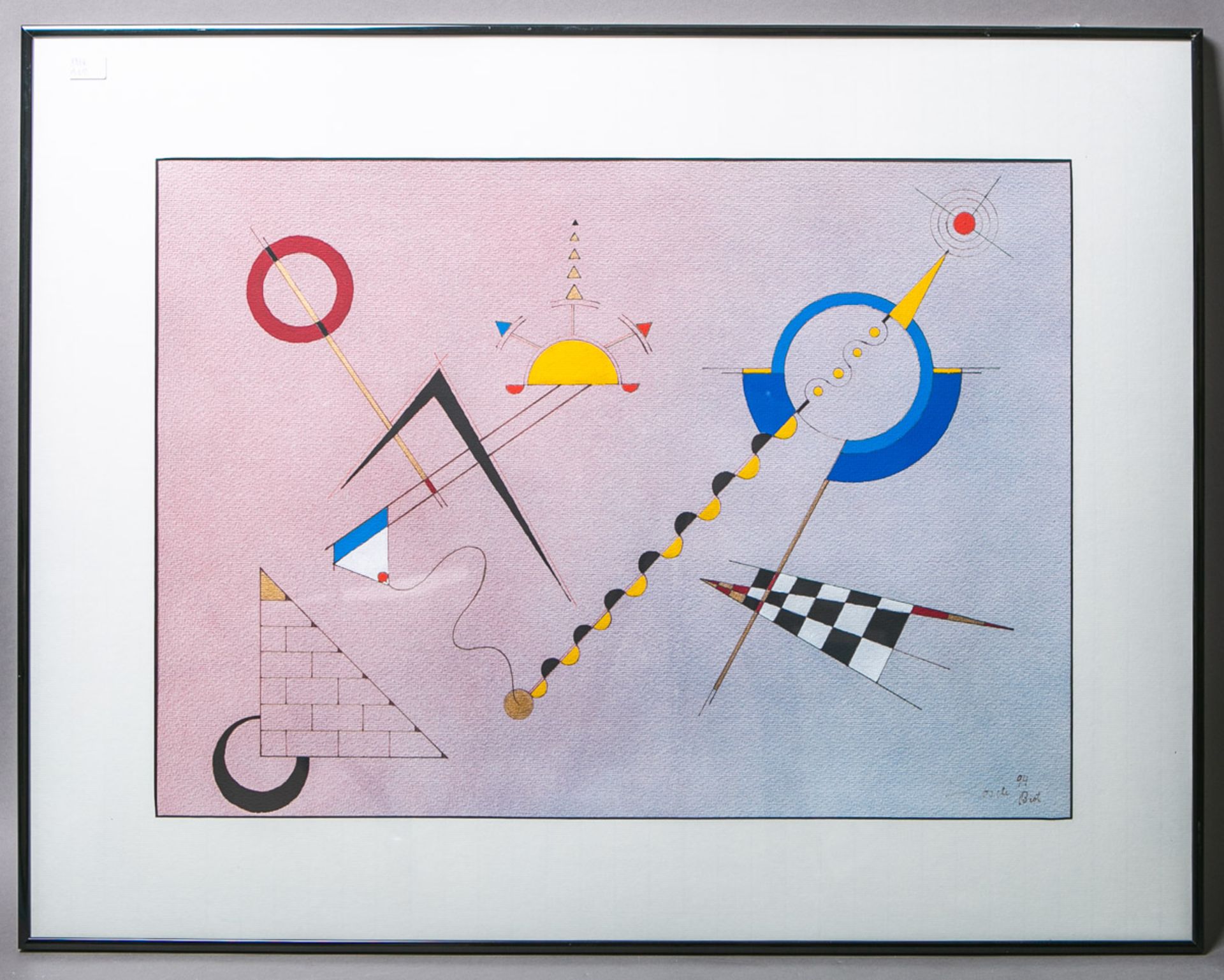 Losch / Schulz, Lothar (1935 - 1997), "Träumerei" (1994), Acryl-Grafik, re. u. sign., rs. bez. u. ha