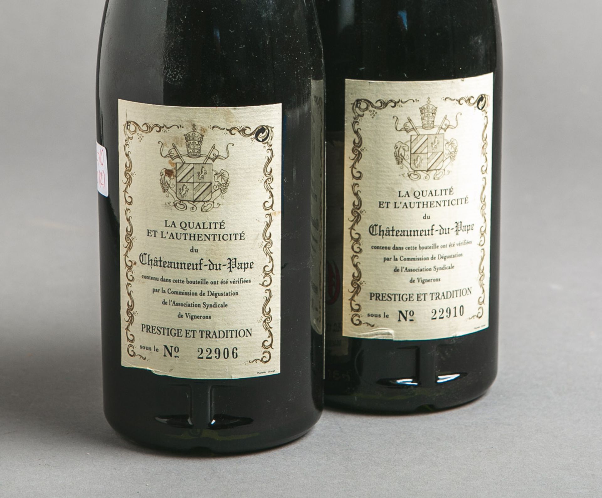 1 Flasche Wein "Bosquet des Papes", Jahrgang 1993 - Bild 2 aus 2
