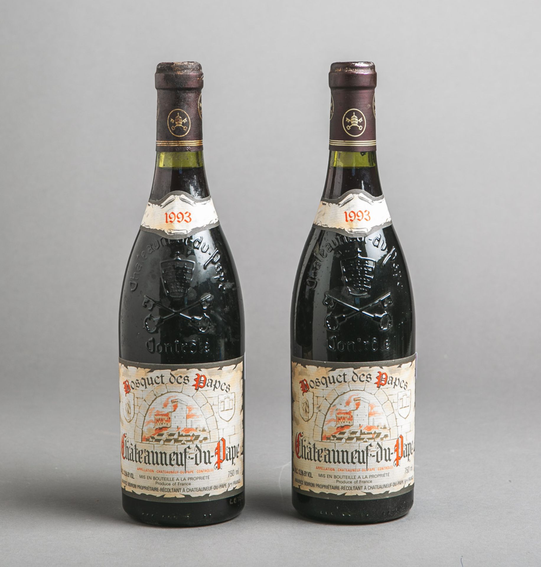 1 Flasche Wein "Bosquet des Papes", Jahrgang 1993