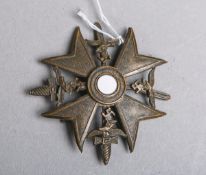 Spanien-Kreuz in Bronze m. Schwertern (2. WK)