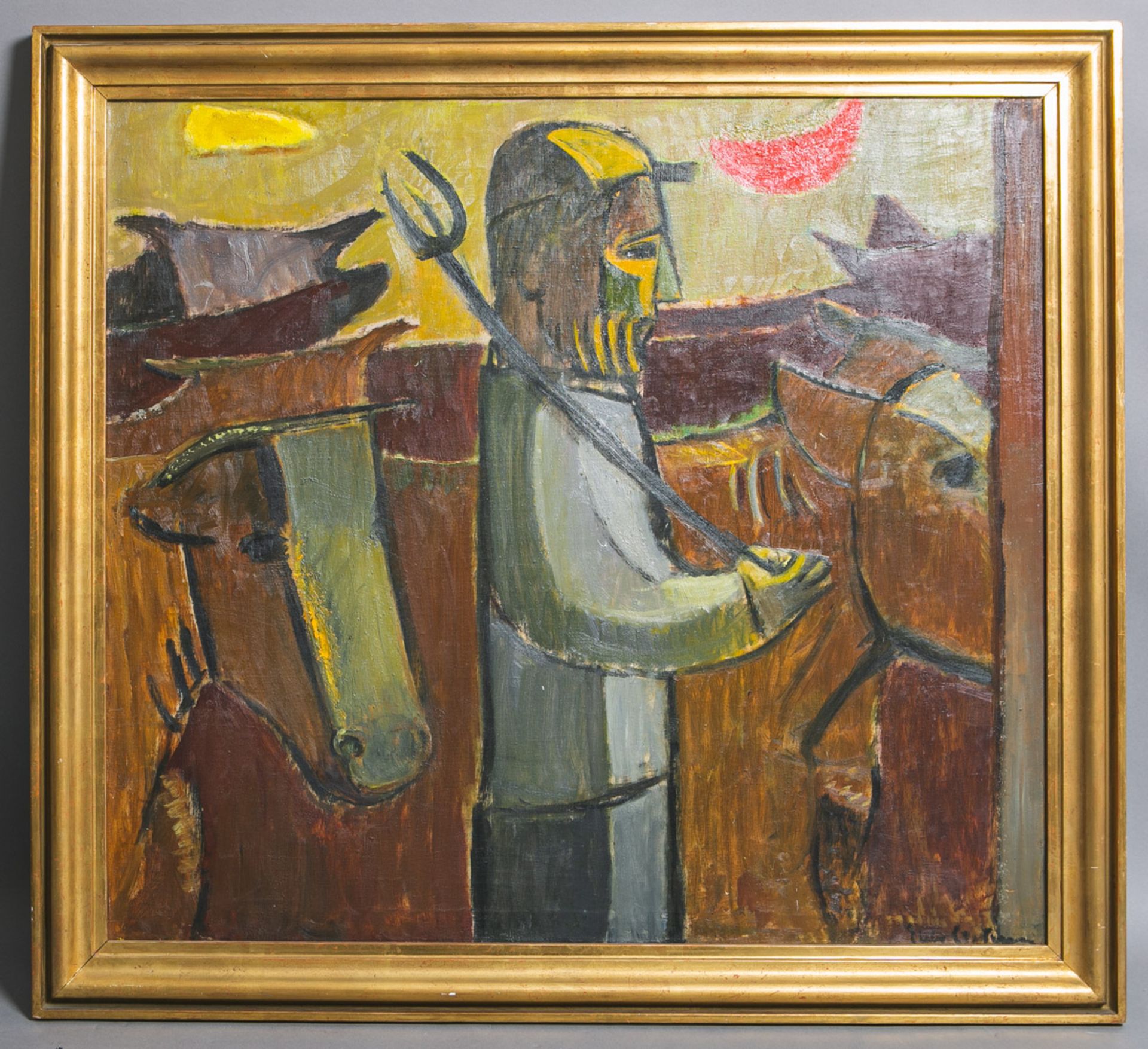 Carstensen, Ebba (1885 - 1967), Kuhhirte (1953)