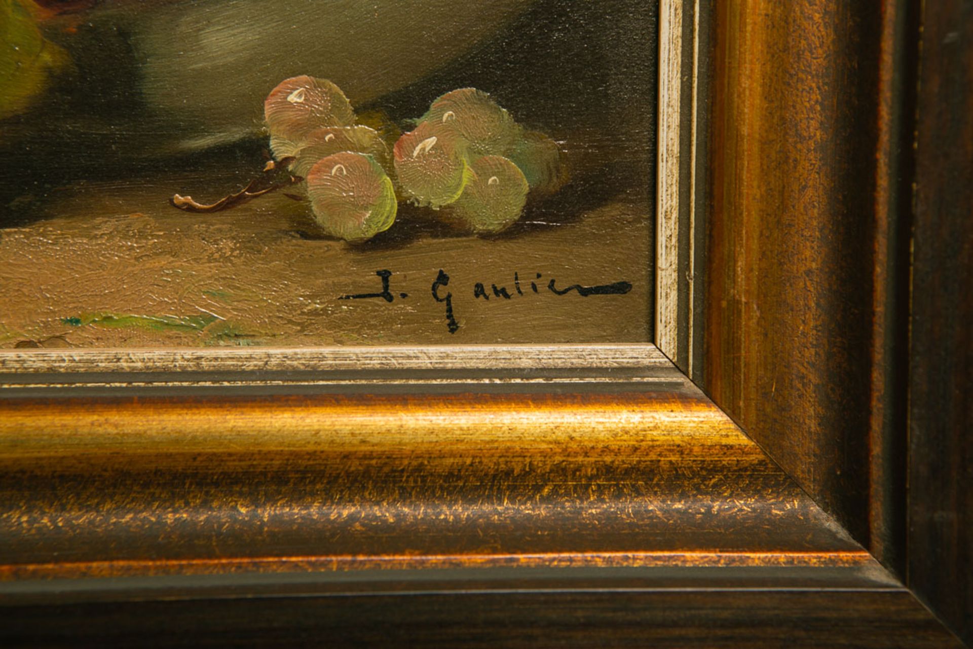Gaulich, J. (19./20. Jh.), Gemäldepaar m. Früchte-Stillleben - Image 2 of 2