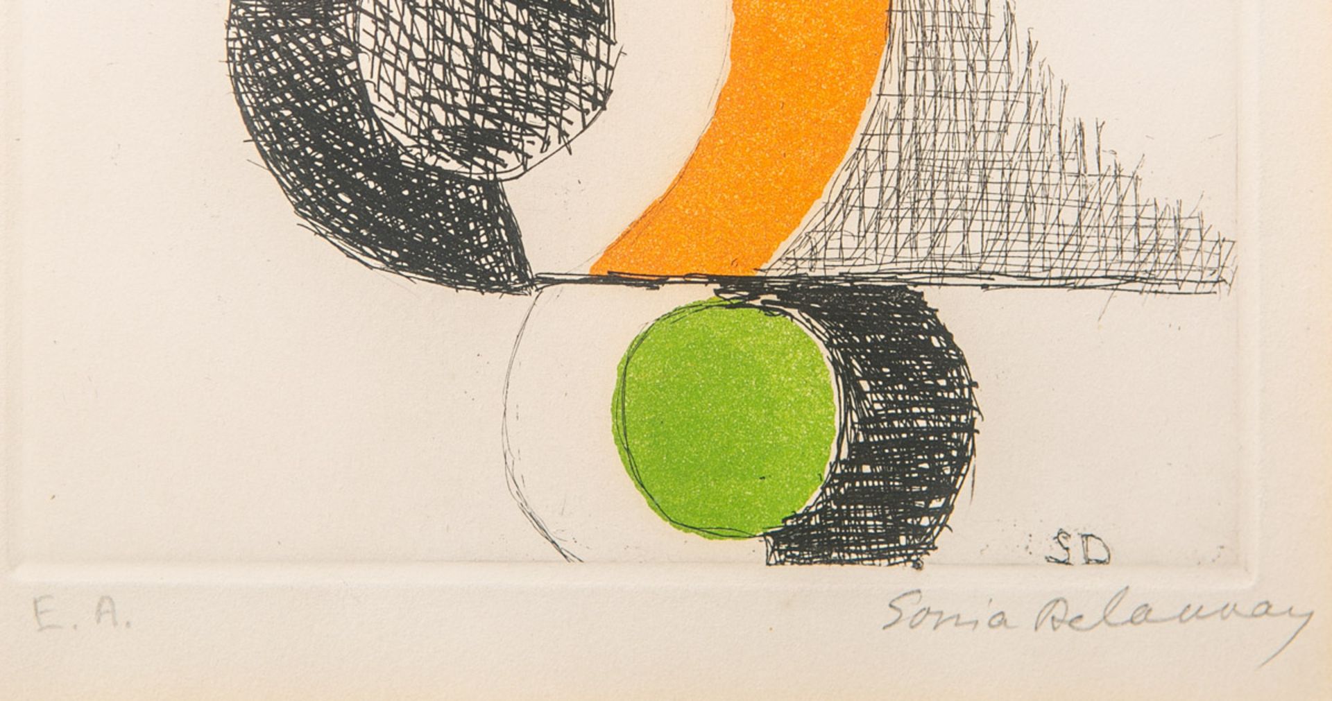 Delaunay, Sonia (1885 - 1979), Ohne Titel (1969) - Bild 2 aus 2