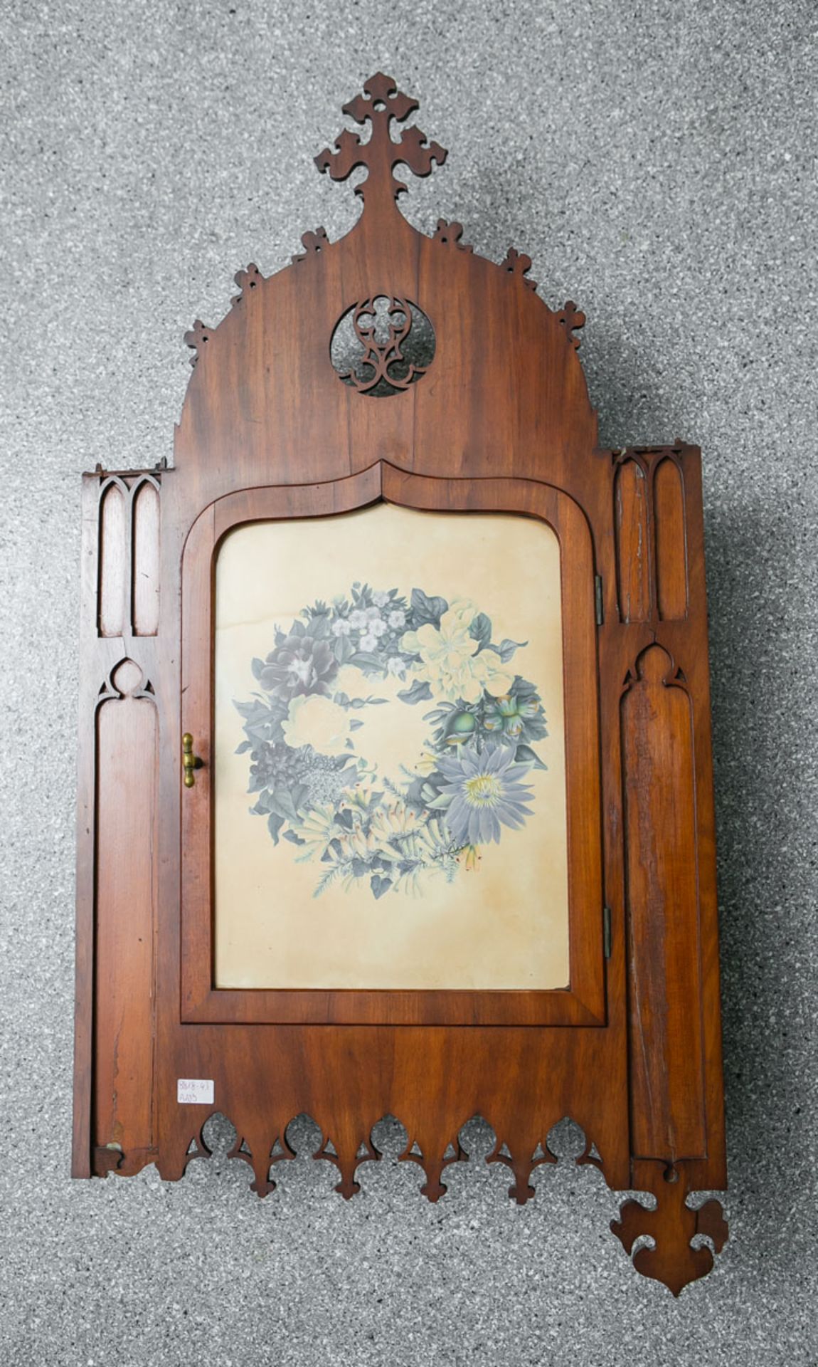 Wandschrank / Hängeschrank (Neogotischer Stil, um 1880/90er Jahre)