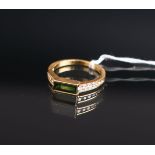Damenring mit Turmalinbesatz 750 GG (Juwelier Goldbaur)