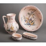 4-teiliges Set von Keramikteilen (Villeroy u. Boch)